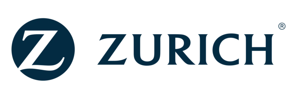 Logo de Zurich Seguros, asociado con Seguros CCS para brindar protección confiable a comunidades