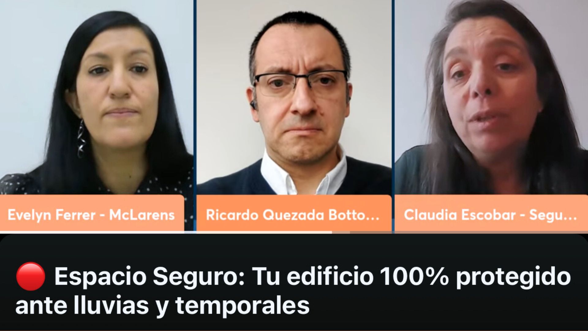 Expertos en seguros hablan sobre lluvias y temporales
